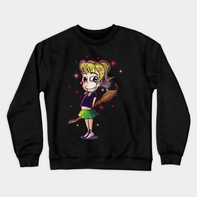 The Little Witch vol 2 Crewneck Sweatshirt by jimmygatti